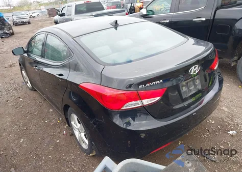 2013 Hyundai Elantra Gls from USA, damaged, VIN KMHDH4AE8DU644075